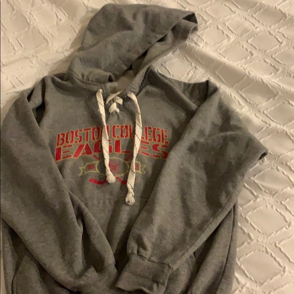 Boston college hooded sweatshirt